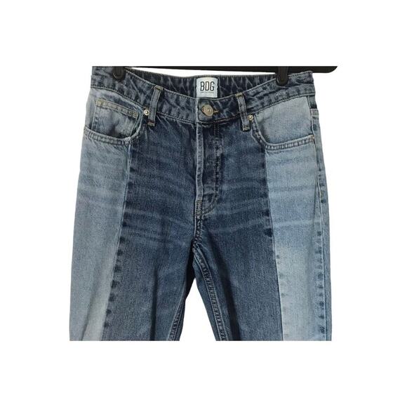 BDG Urban Outfitters Jeans Size 27 Jessye Two Tone Button Fly High Rise Straight - Picture 2 of 11
